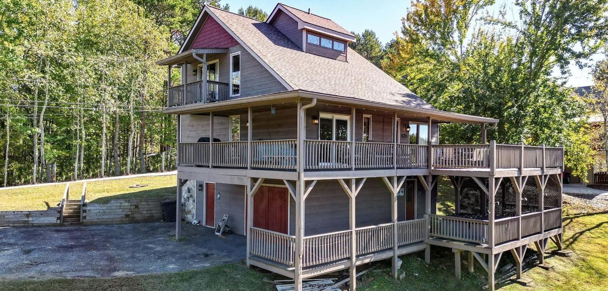 Birds Eye Cabin - Sunset & Starry Retreat Pet Friendly W Private Hottub, Fire Pit And Game Room إليجاي المظهر الخارجي الصورة